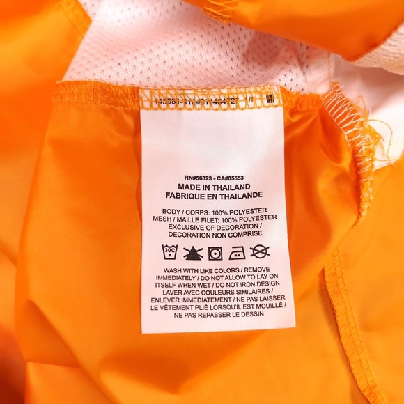 Tennessee Volunteers Jacket Mens 2XL Orange Team Issued Nike On Field 1/4 Zip - Picture 12 of 16
